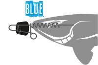 Быстросъёмное грузило X Sinker's BLUE 15gr (3шт)