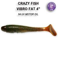 Силиконовая приманка Crazy Fish Vibro Fat 4" 14-100-14-6