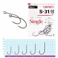 Крючок Owner Single Hook S-31 №6 7 шт.