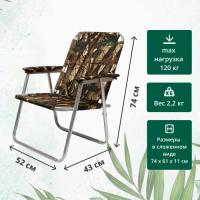 Складное алюминиевое кресло Медведь Вариант №2 (52*43*55 см)