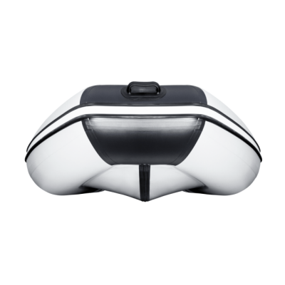 Лодка ПВХ Ривьера Компакт 3600 СК "Комби" светло-серый/черный