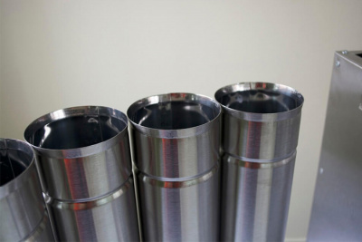 Труба составная Берег нержавеющая сталь 500х100мм