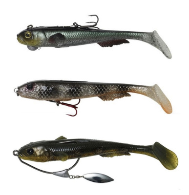 Силиконовая приманка Savage Gear LB 3D Goby Shad 20cm 60gr Pike/ 2 штуки