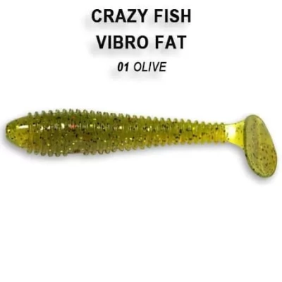 Силиконовая приманка Crazy Fish Vibro Fat 2.7" 1-71-1-6