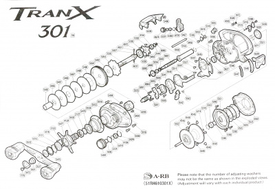 Катушка мультипликаторная Shimano TranX 301