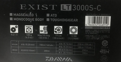 Катушка Daiwa Exist LT3000S-C