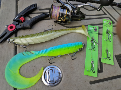 Стингер для приманок Волжские джиги 27-31см крючок 3/0 30кг