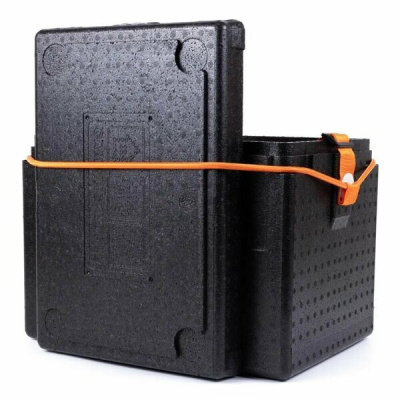 Рыболовный ящик-поплавок Camping World "Друг-2" 20л цвет чёрный (в комплекте резинка и самоспасатель Друг)