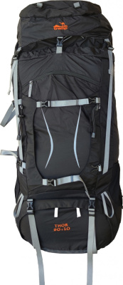 Рюкзак туристический Tramp Thor 90+10 л (черный)