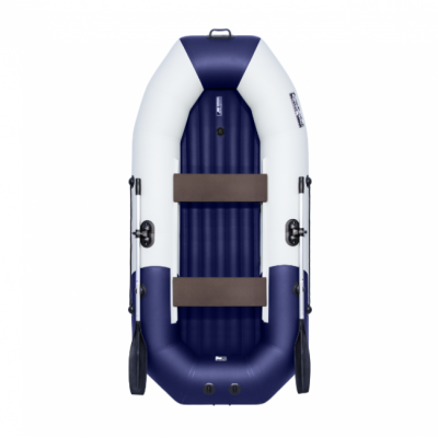 Лодка ПВХ Таймень N 270 НД "Комби" светло-серый/синий