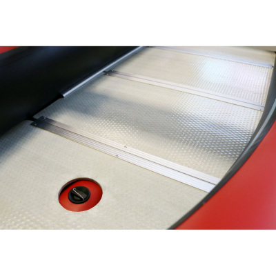 Лодка Polar Bird 385М New Merlin Стеклокомпозит (черно-красный)