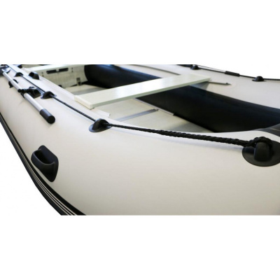 Лодка Polar Bird 385М New Merlin Стеклокомпозит (черно-белый)