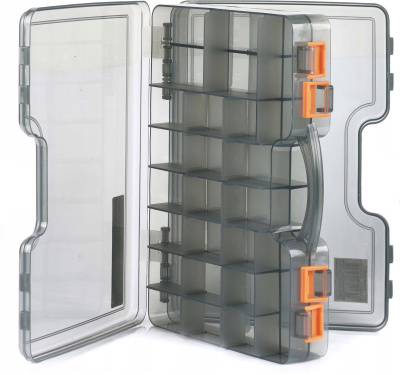 Коробка Savage Gear Lurebox 2 Sided Smoke Large 29.5x20.5x6.2cm Арт.74223