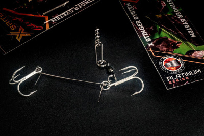 Оснастка Xbaits X Stinger Platinum 90 mm крючок 1/0