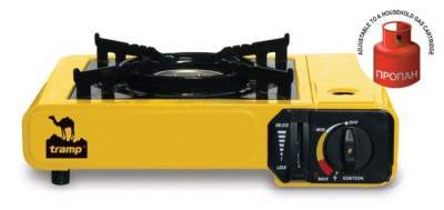 Плита туристическая газовая Tramp TRG-006 (с переходником)