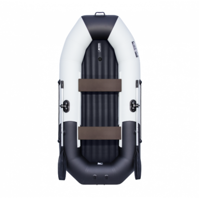 Лодка ПВХ Таймень N 270 НД "Комби" светло-серый/черный