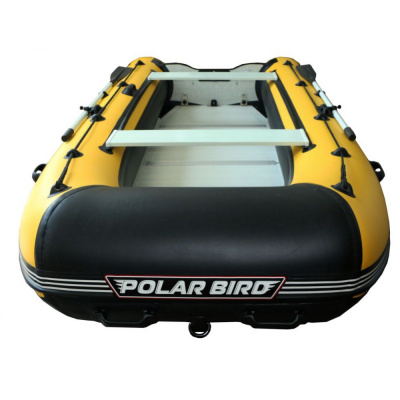 Лодка Polar Bird 360М New Merlin Стеклокомпозит (чёрно-желтый) 