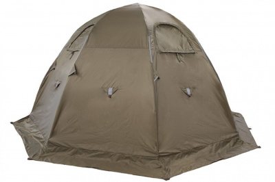 Всесезонная палатка Берег МФП-3 Камыш (300х300/200 см) + Пол + Дверь