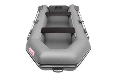 Лодка ПВХ Roger Standard 2800 с привальный брусом (серая)