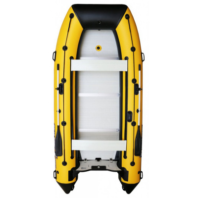 Лодка Polar Bird 340М New Merlin Стеклокомпозит (чёрно-желтый)