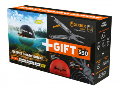 Беспроводной эхолот Deeper Smart Sonar Pro+ 3 подарка