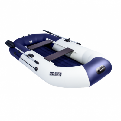 Лодка ПВХ Таймень N 270 НД "Комби" светло-серый/синий
