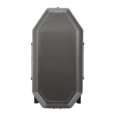 Лодка гребная под мотор Sharks S250 Люкс серо/чёрный (пол-книжка)