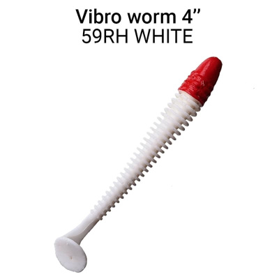 Силиконовая приманка Crazy Fish Vibro Worm 4" 75-100-59RH-6