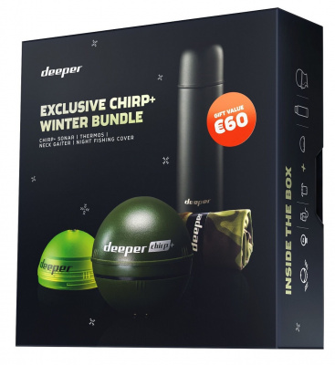Беспроводной эхолот Deeper Smart Sonar CHIRP+ 3 подарка
