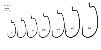Крючок офсетный Ryugi Infini #2 (9шт)