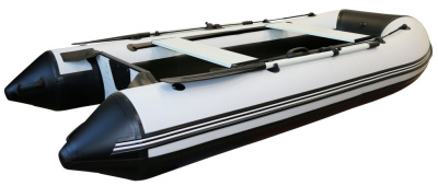 Лодка Polar Bird 340М (Лайт) Стеклокомпозит (Серо-белый)