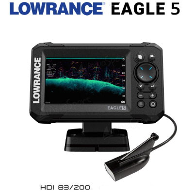 Эхолот Lowrance Eagle 5 с датчиком 83/200 HDI