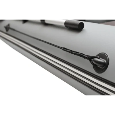 Лодка ПВХ Roger Standard 2800 с привальный брусом (серая)