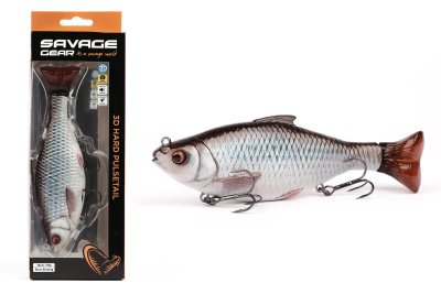 Приманки Savage Gear 3D Hard Pulsetail Slow Sinking 13.5cm 40gr Roach