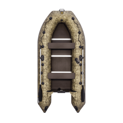 Лодка ПВХ Ривьера Компакт 3400 СК "Камуфляж" камыш