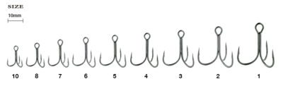 Тройник Ryugi Pierce Treble Hook TC Coat №7 (6 шт)