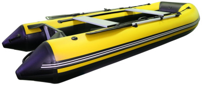Лодка Polar Bird 320М (Лайт) Стеклокомпозит (Чёрно-желтый)