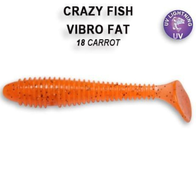 Силиконовая приманка Crazy Fish Vibro Fat 2.7" 1-71-18-6