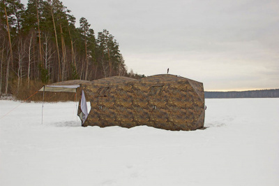 Универсальная палатка Берег Кубоид 3.60 Двухслойный (360х180/190 см)