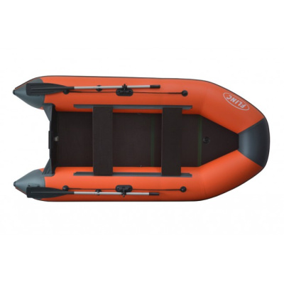 Моторно-гребная лодка Flinc FT340К (графитово - оранжевый) модель 2025 г