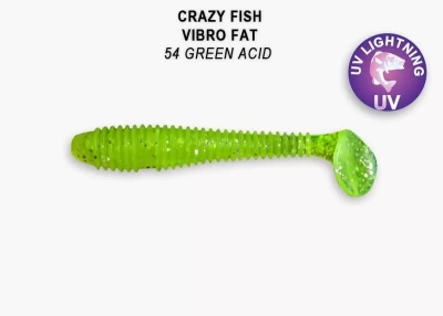 Силиконовая приманка Crazy Fish Vibro Fat 2.7" 1-71-54-6