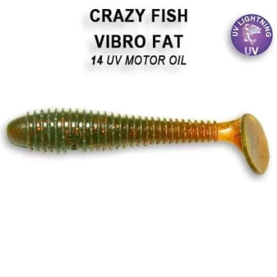 Силиконовая приманка Crazy Fish Vibro Fat 2.7" 1-71-14-6