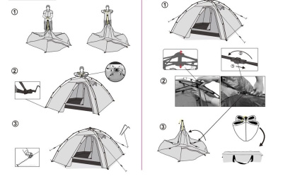 Палатка - автомат Универсальная Tramp Quick 2 (V2)