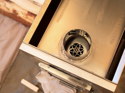 Печь Берег для палатки "Atomstove" Банная New (труба - 80мм)