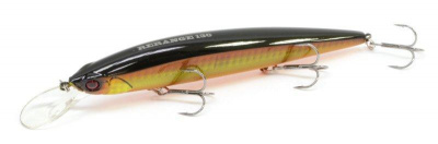 Воблер Jackall Rerange 130MR double clutch gold & black