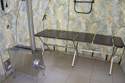 Походная баня-палатка Берег ПБ-2 3х2 м ( нового образца ) (300х200/190 см)