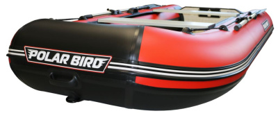 Лодка Polar Bird 320М (Лайт) Стеклокомпозит (Чёрно-серый)