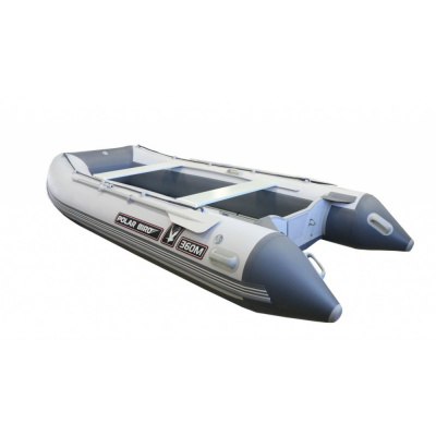 Лодка Polar Bird 360М Merlin (серо-белый) стеклокомпозит