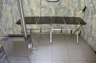 Походная баня-палатка Берег ПБ-2 3х2 м ( нового образца ) (300х200/190 см)