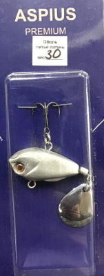 Тейл-спиннеры Aspius 30gr (серебро)